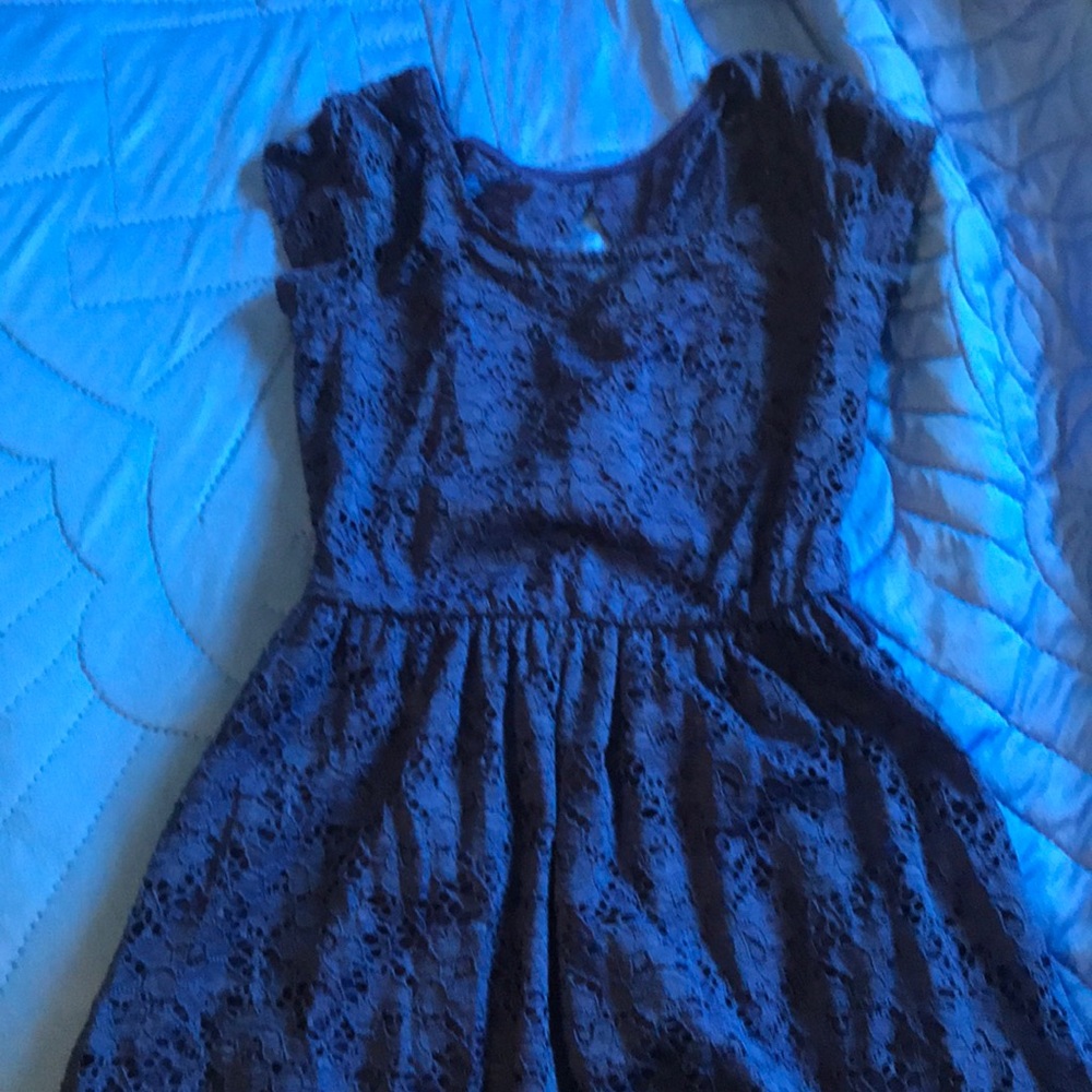 Dark blue dress